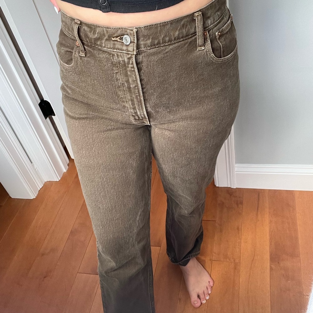 COPY - Abercrombie - ultra high rise 90s straight jean